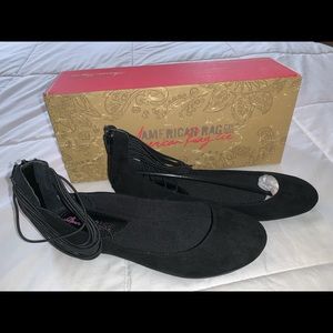 Black suede material